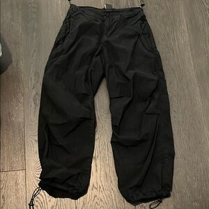 Urban Outfitters Parachute Pants Black